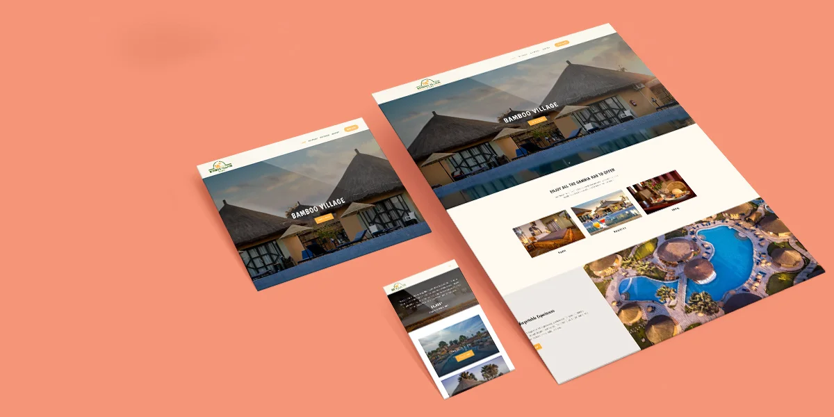 Bamboo Village website preview